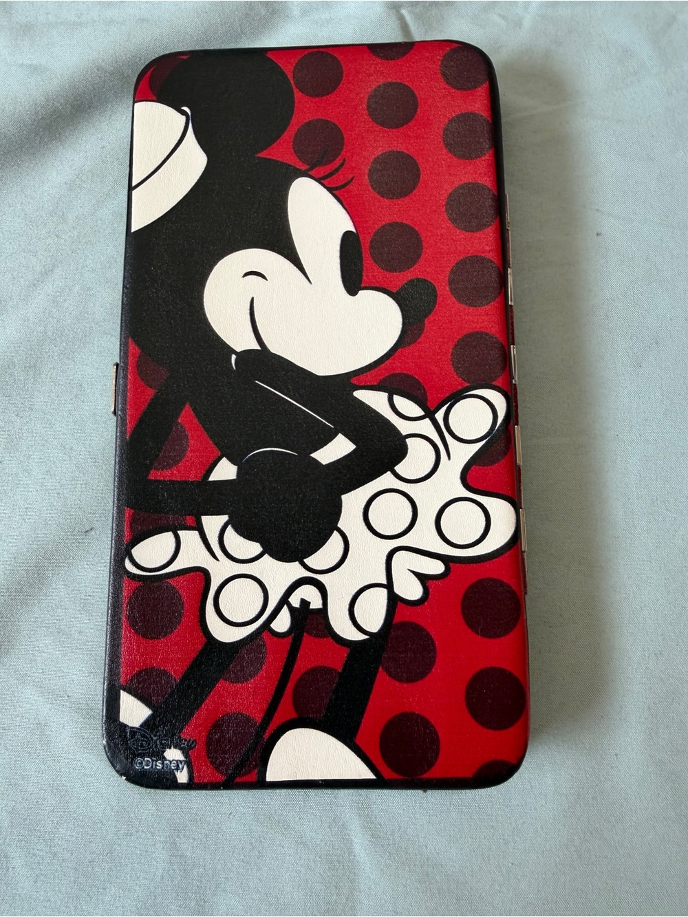 Disney Minnie Mouse Red Polka Dot Flip Wallet Case
